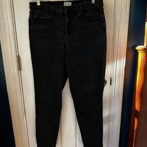 Nicole Miller Black Hi Rise Skinny Jeans Size 16